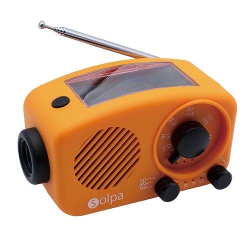 [防災グッズ] 手回し/ソーラー蓄電ラジオ チャージオミニ