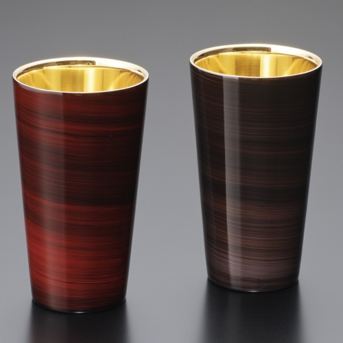 漆麿 ストレートタンブラー2PC 暁月・紫影