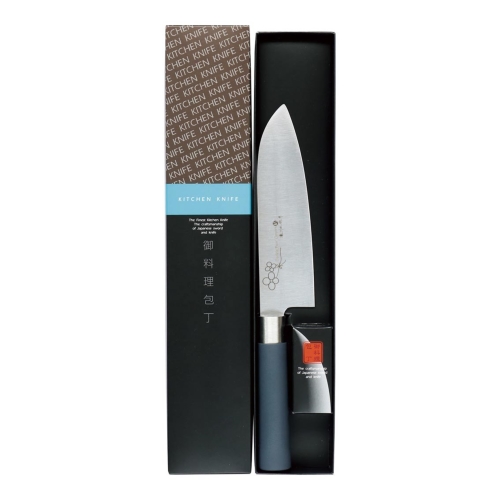 結 クローバーマーク付 三徳包丁