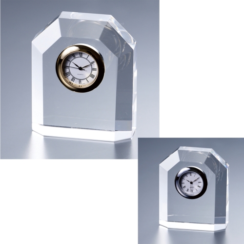 クリスタル時計オーナメント
