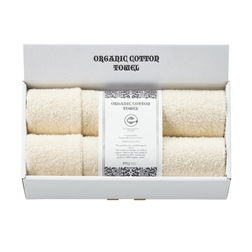 オーガニックコットン   フェイスタオルセット