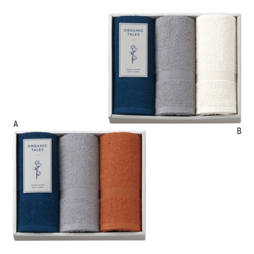 [フェイスタオルギフト] ORGANIC TALES タオルセット