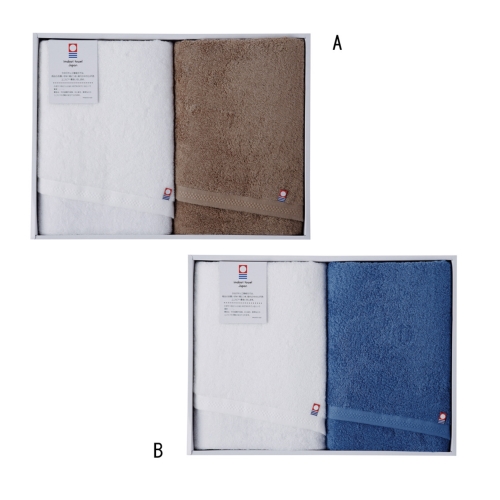 [フェイスタオルギフト] 今治ピュアカラー甘撚りタオルギフト