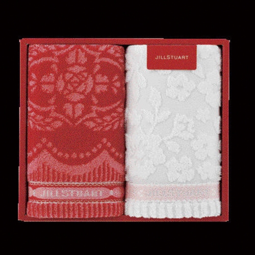 ジルスチュアート ボヌールフェイスタオル2P