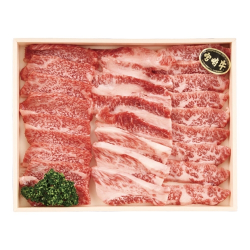 [食品ギフト] 宮崎牛カルビ焼肉400g