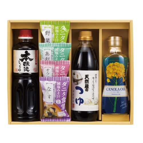 [調味料ギフト] タニタ監修みそ汁&厳選調味料ギフト