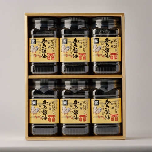 [食品ギフト] 特選かき醤油味付のり6本入