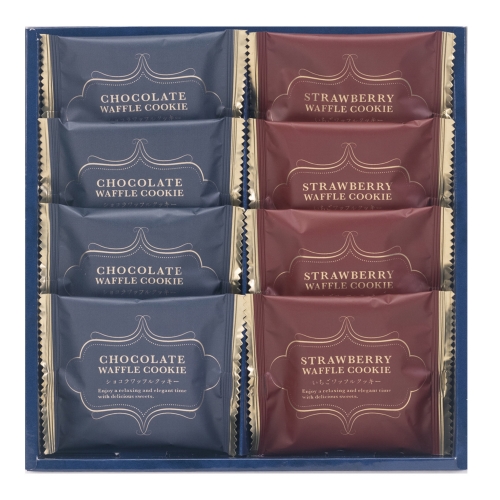 [お菓子ギフト] スイートバスケットワッフルクッキーセット