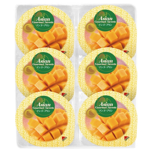 [お菓子ギフト] 6個マンゴープリンBOX