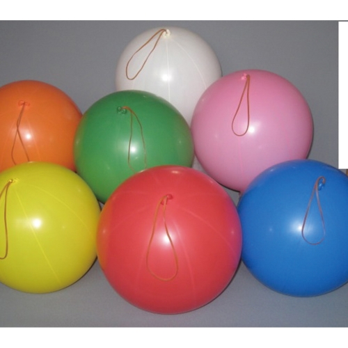 [イベント景品セット] モンスターパンチボール無地 100入（ゴム付）7色アソート