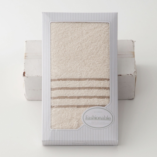 エコボーダー フェイスタオル