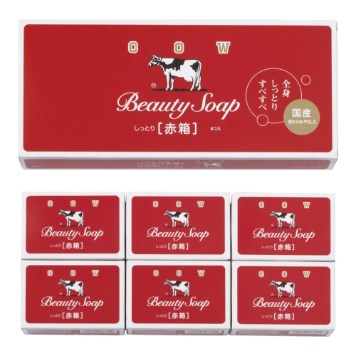 [石鹸ギフト] 牛乳石鹸 カウブランド 赤箱6コ入