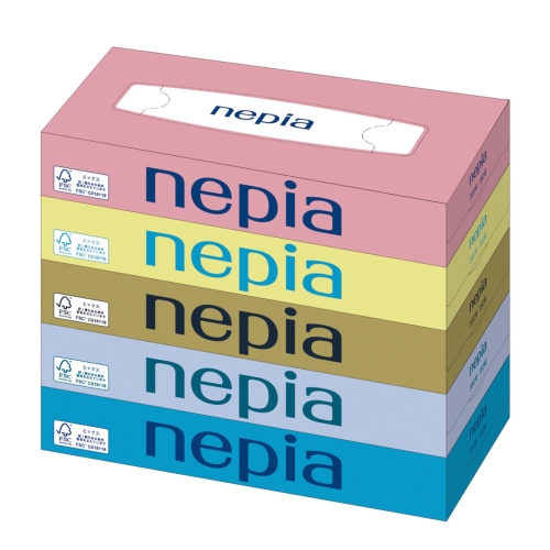 [ティッシュ] ネピアティシュ 150組5個パック