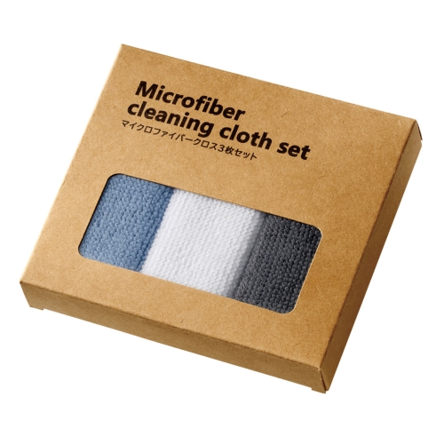 [粗品（クリーナー）] マイクロファイバークロス3枚セット