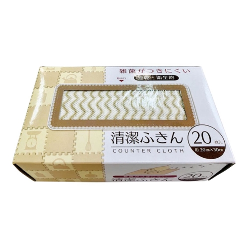 [粗品（クリーナー）] お手軽レーヨン布巾20枚入