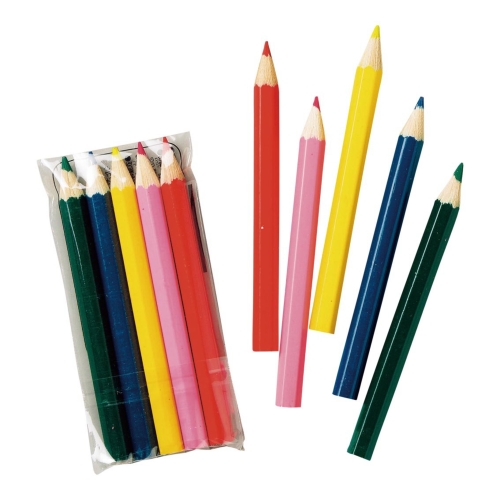 [お子様文具]5色カラーペンシル