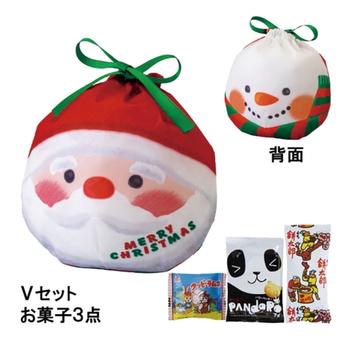 おてだま巾着  サンタ雪だるま＋Vセット  60個