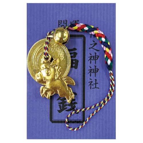 [干支/縁起] 新えと根付5円鈴付（午）