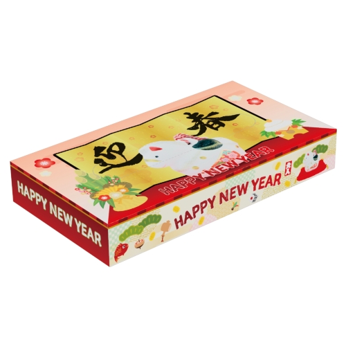 [干支/縁起] 干支BOXティッシュ40W（午）