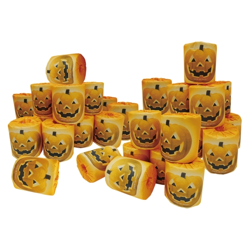 サイコロ出た目の数だけプレゼントハロウィントイレットペーパー（約30人用）