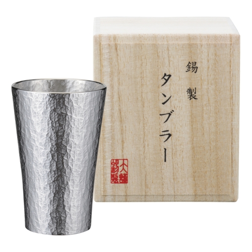 本錫タンブラー  六花（りっか）中