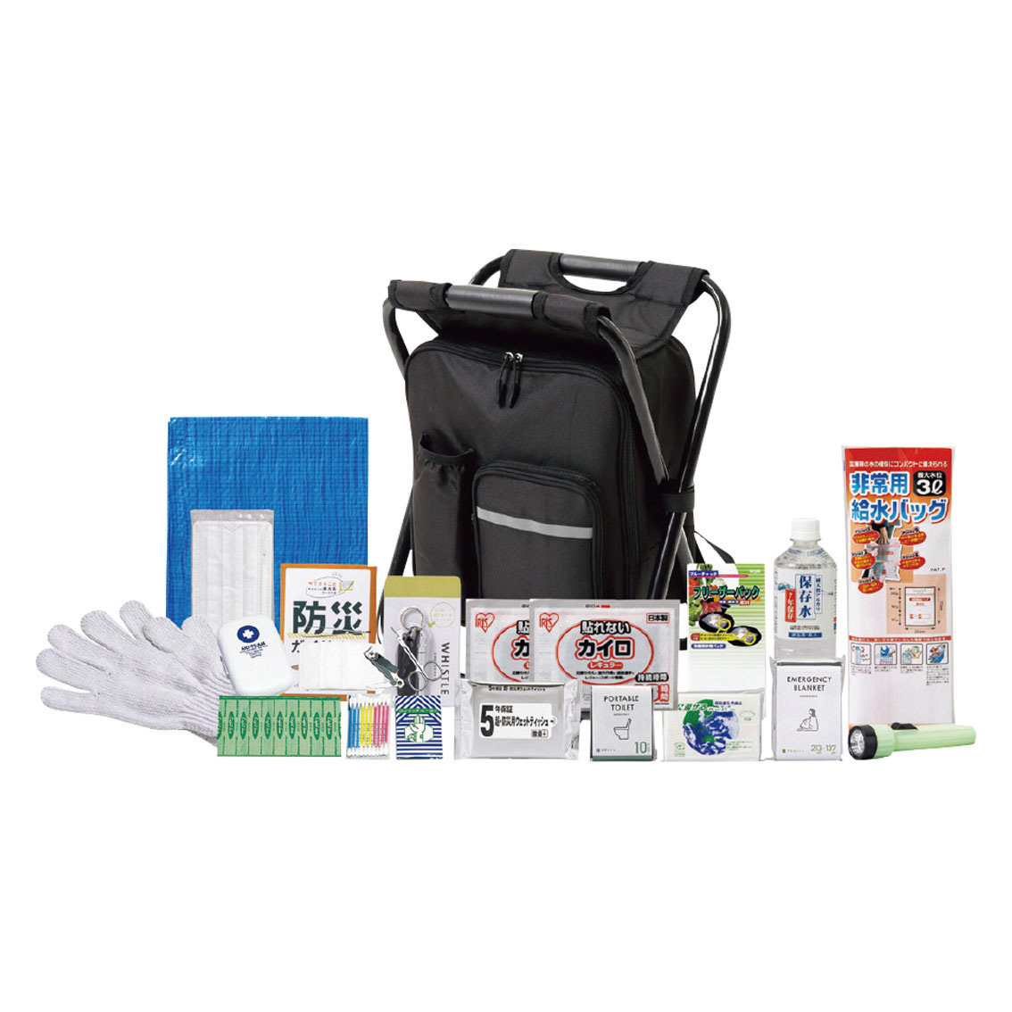 イス型リュック防災17点セット1000E