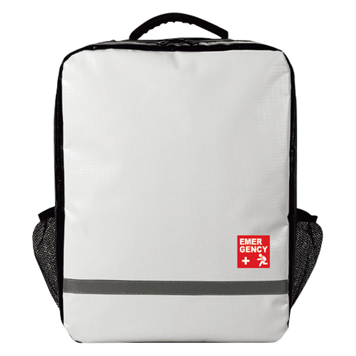 防災リュック白（印刷あり）