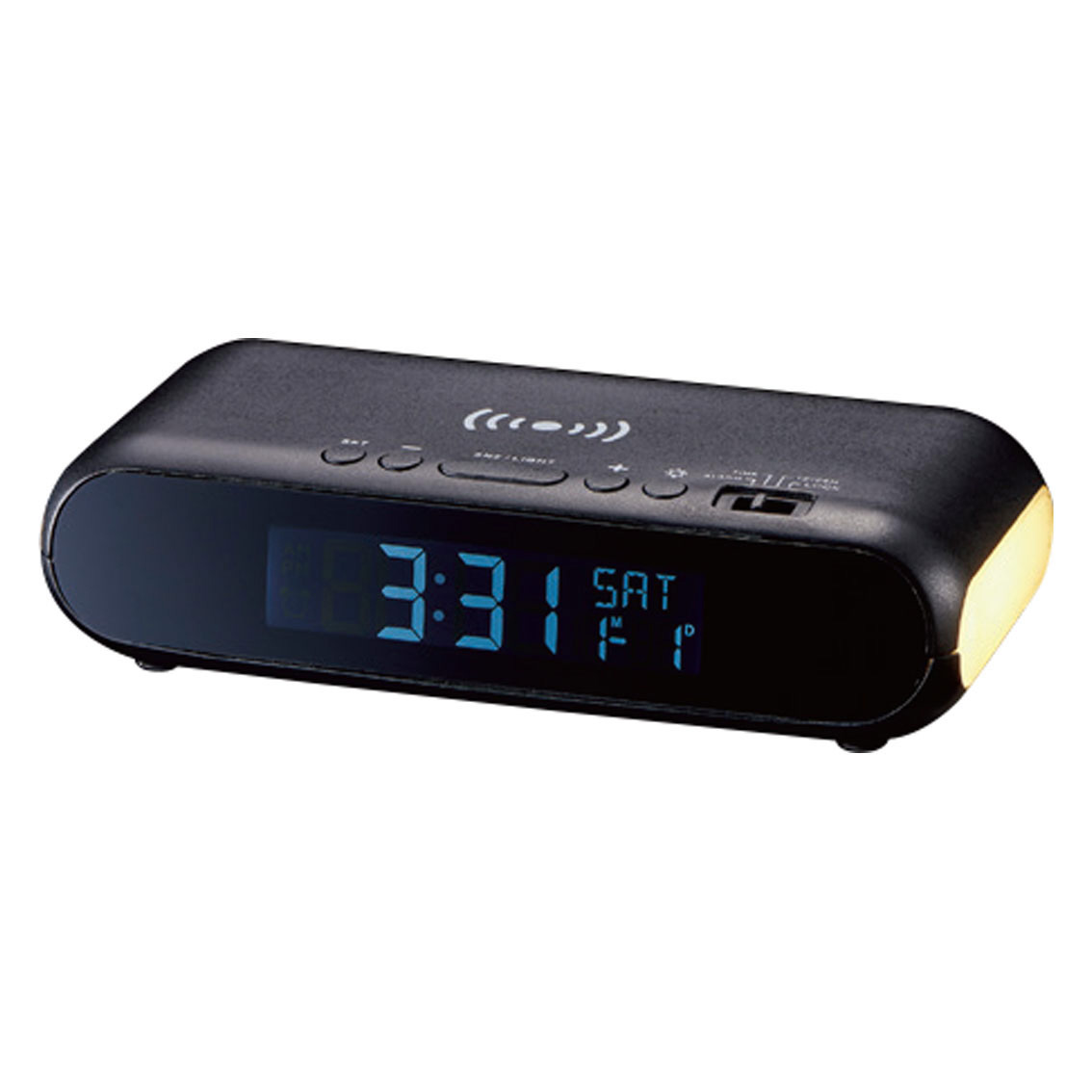 ワイヤレスチャージャークロック（ナイトライト付）