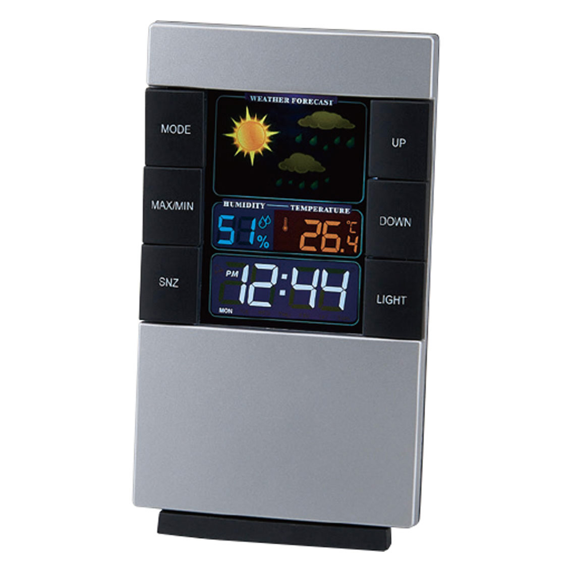 カラーウェザーインフォクロック （音・振動センサー付）