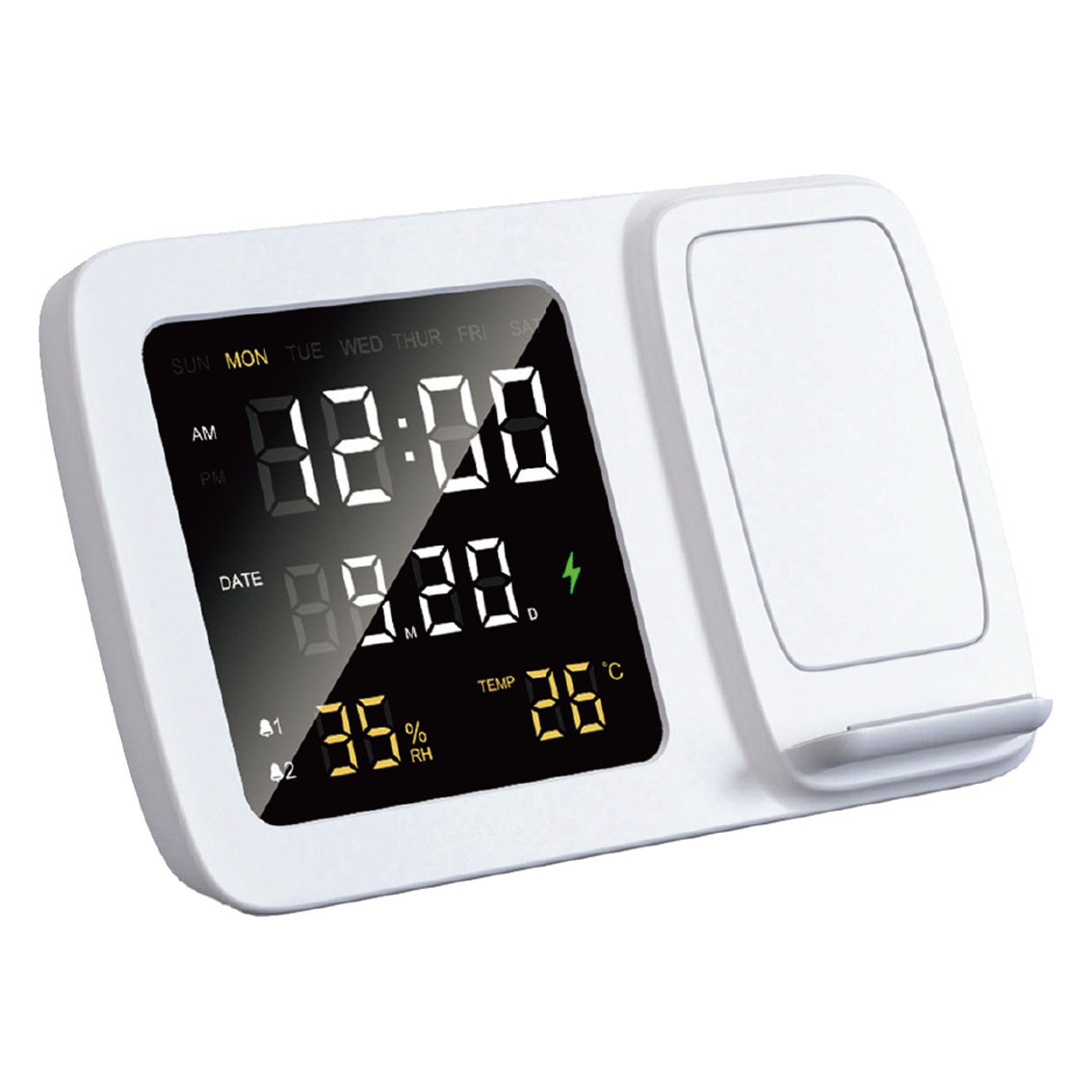 ワイヤレス充電付きマルチクロック