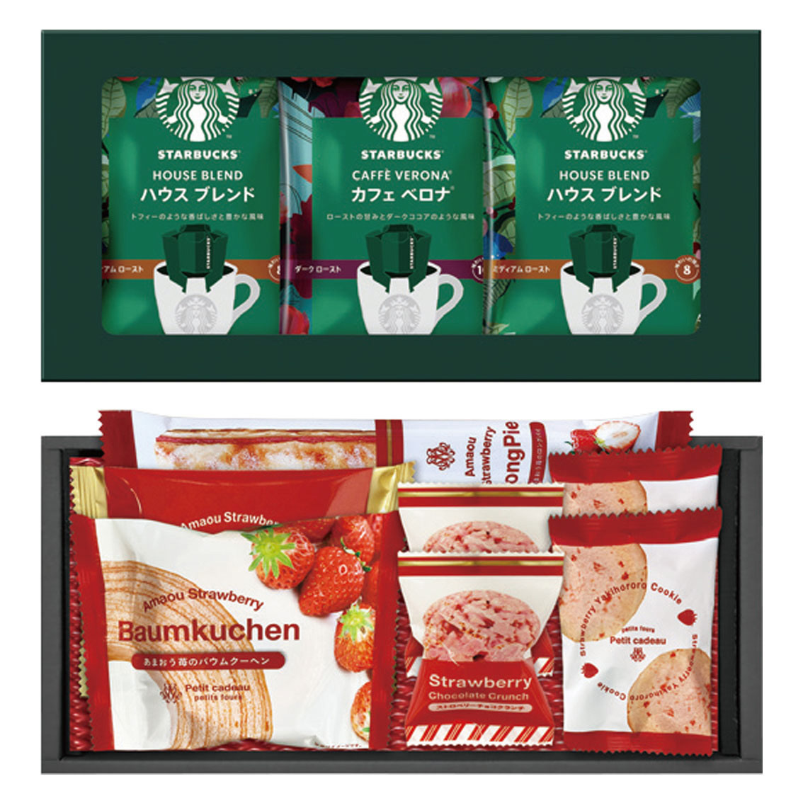 [コーヒーギフト] スターバックスコーヒー＆あまおうバウムスイートセレクト