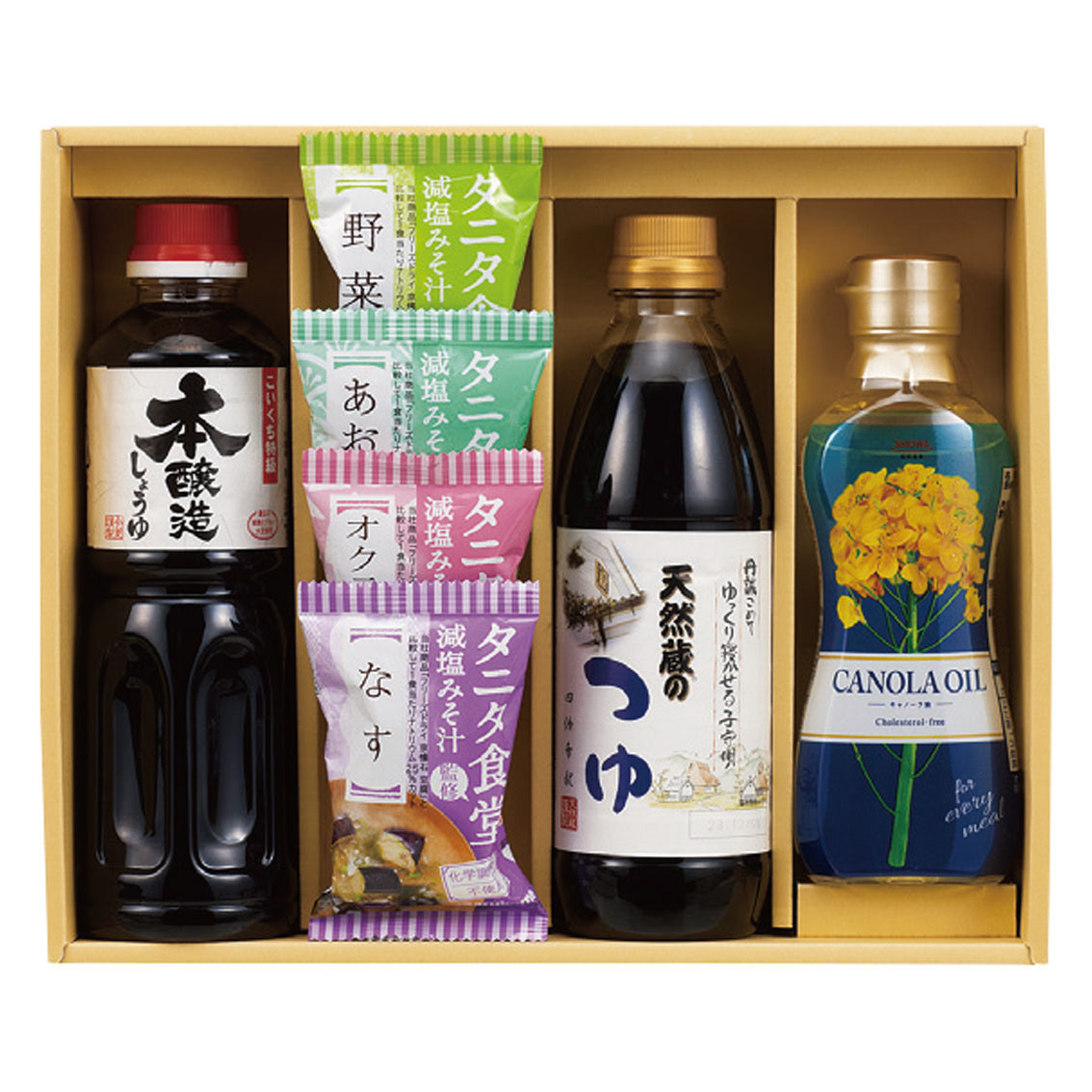 [調味料ギフト] タニタ監修みそ汁&厳選調味料ギフト