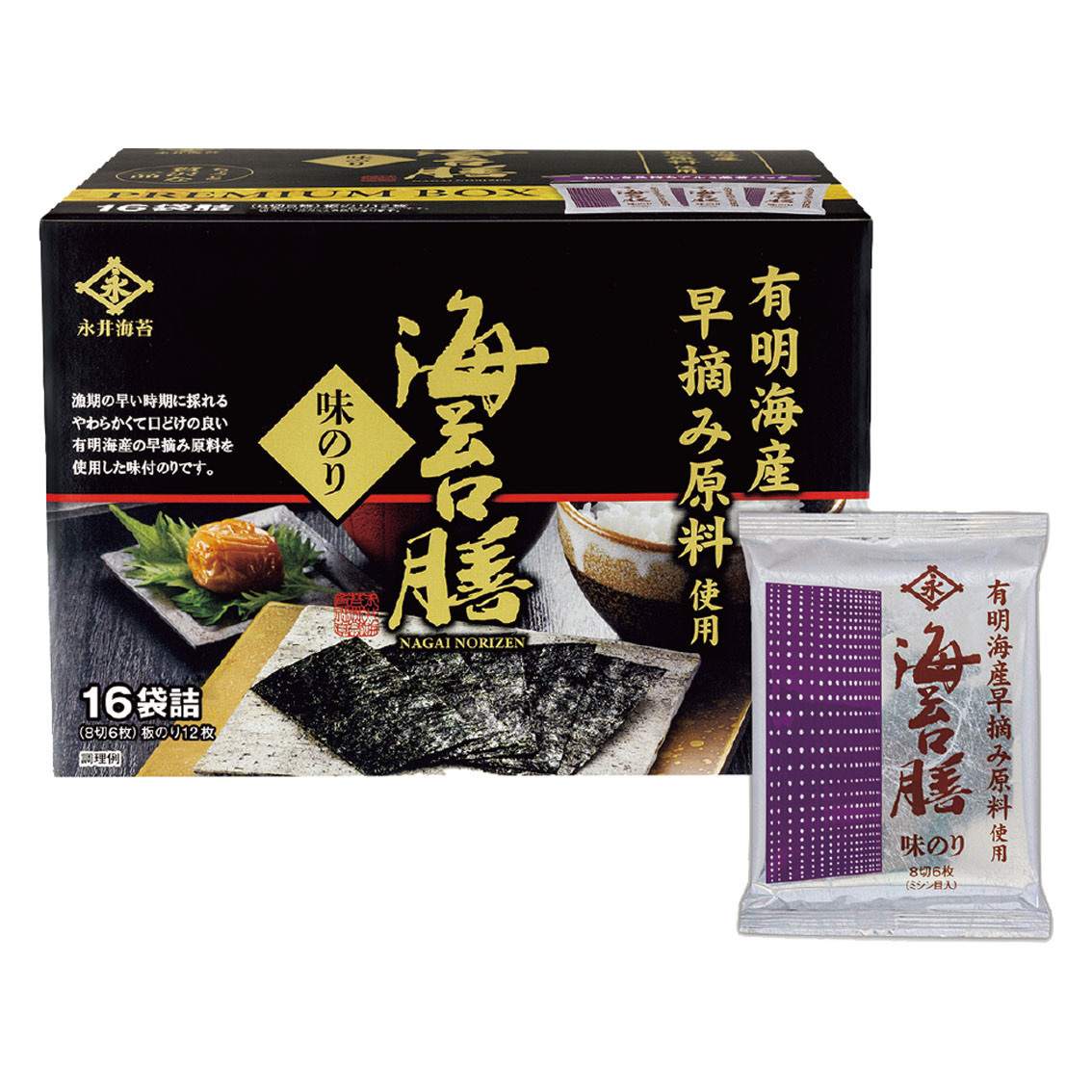 永井海苔  海苔膳16P PREMIUM BOX