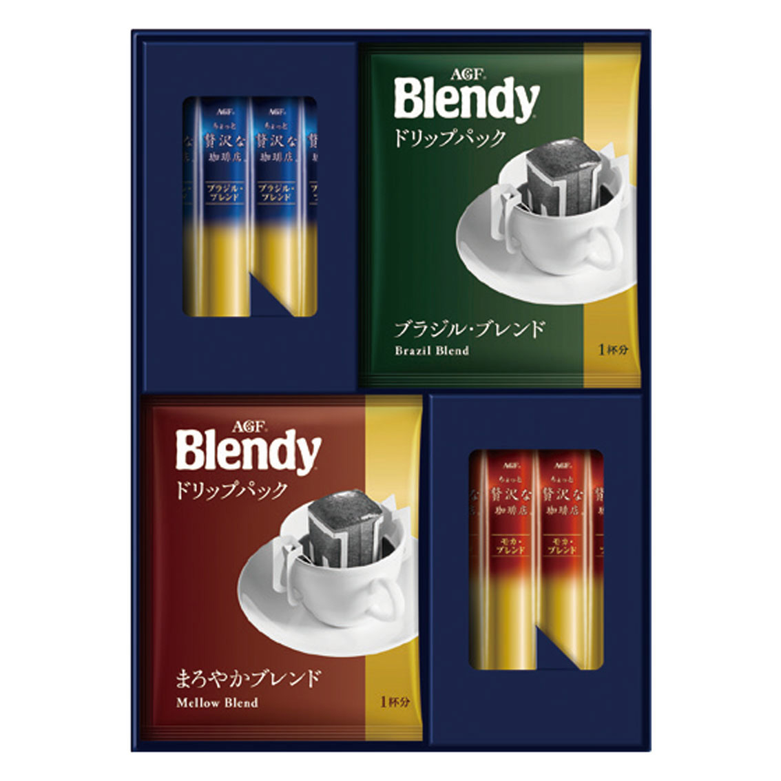 [コーヒーギフト] AGF ドリップ＆スティックブラックギフト