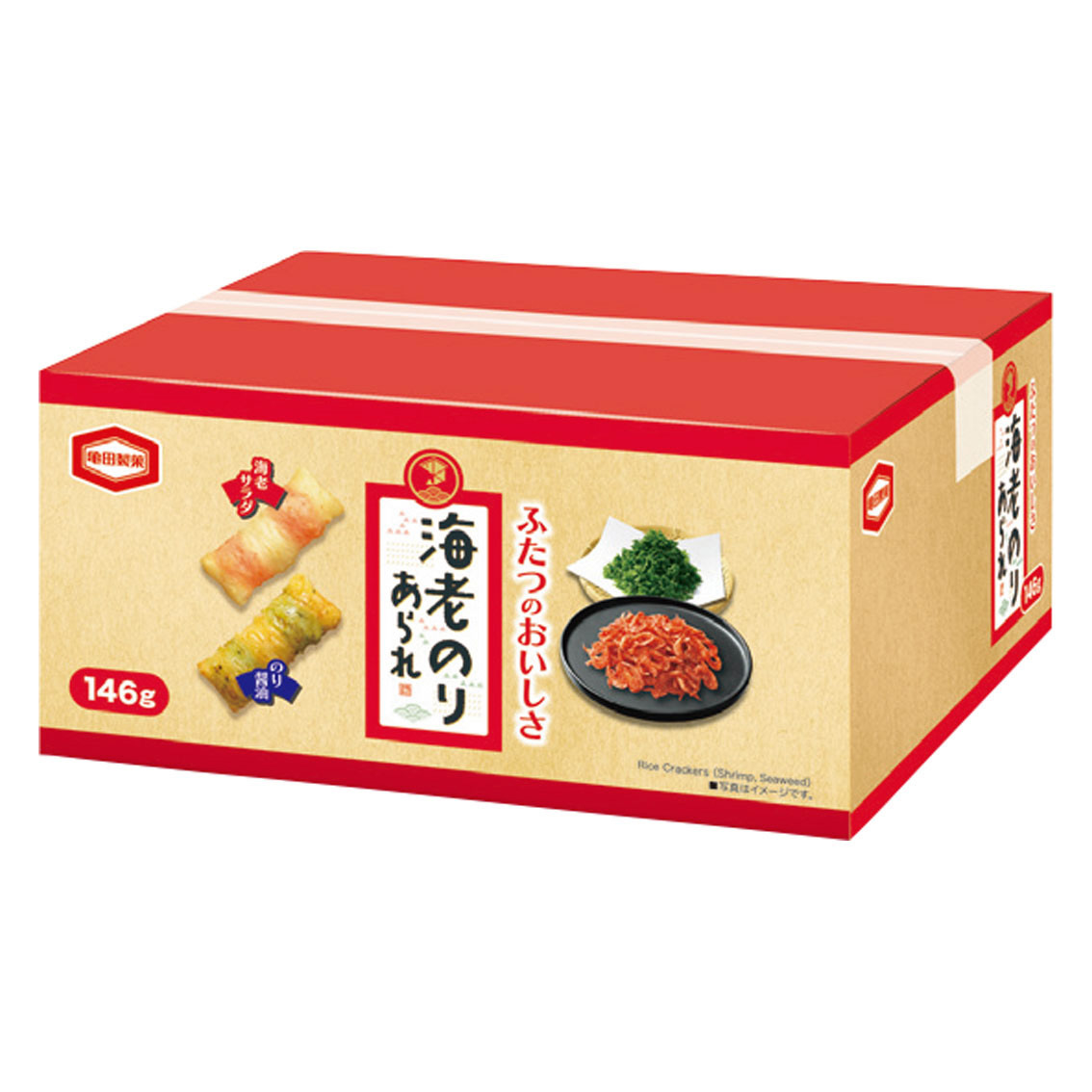 [お菓子ギフト] 146g化粧箱 海老のりあられ