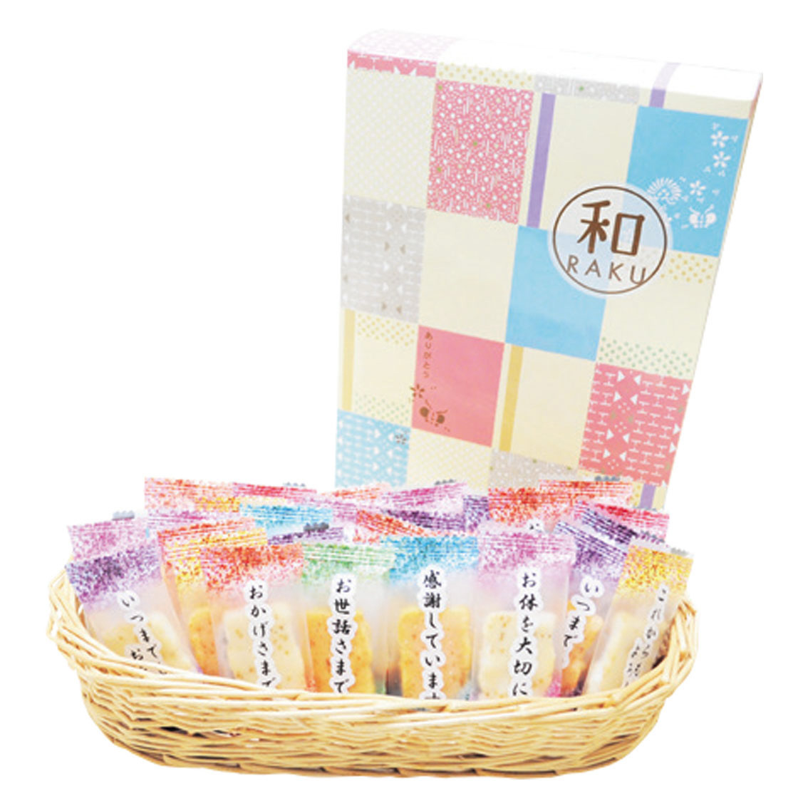 [お菓子ギフト] 和RAKUおかきセット