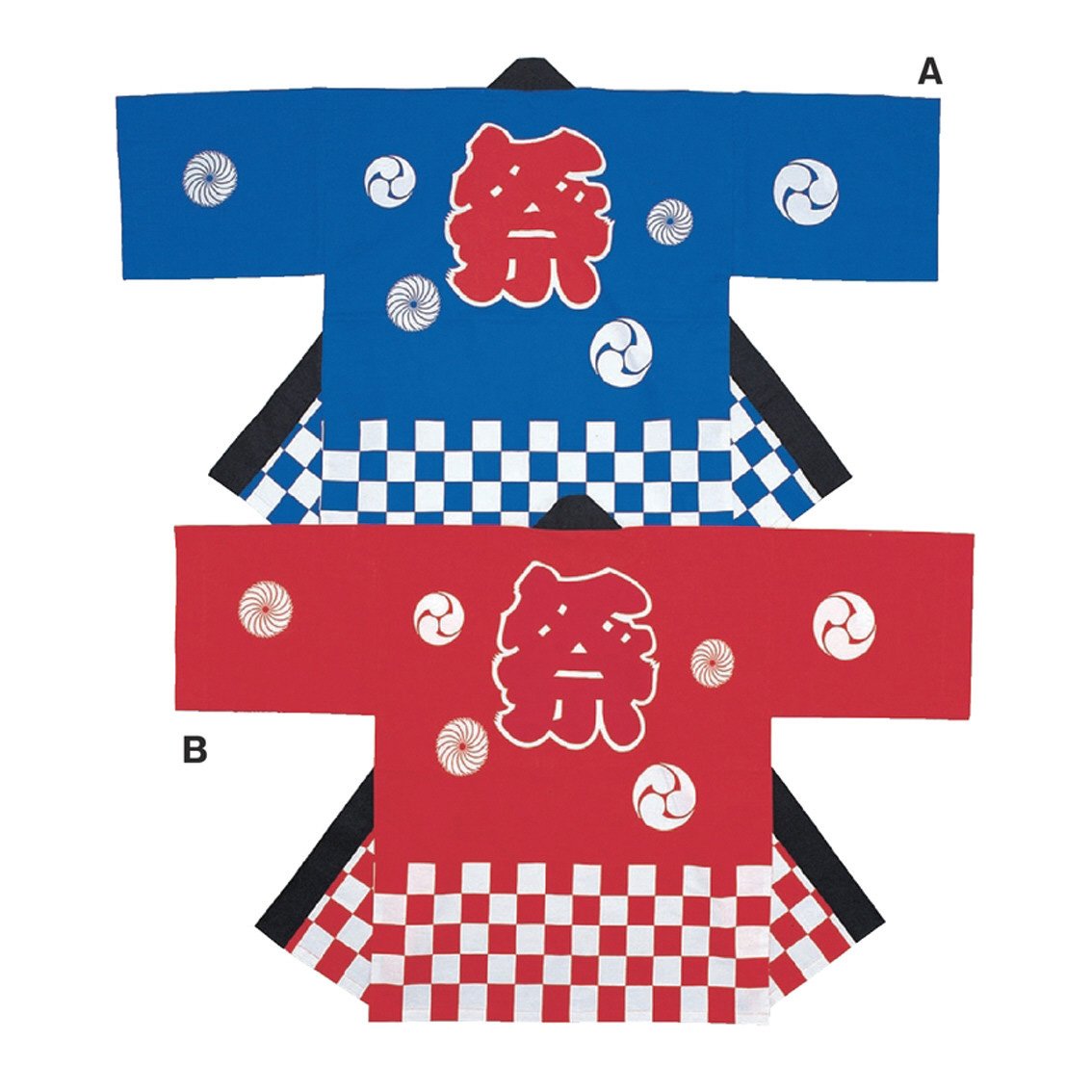 [イベントウェア（ハンテン）] 祭袢天 市松柄