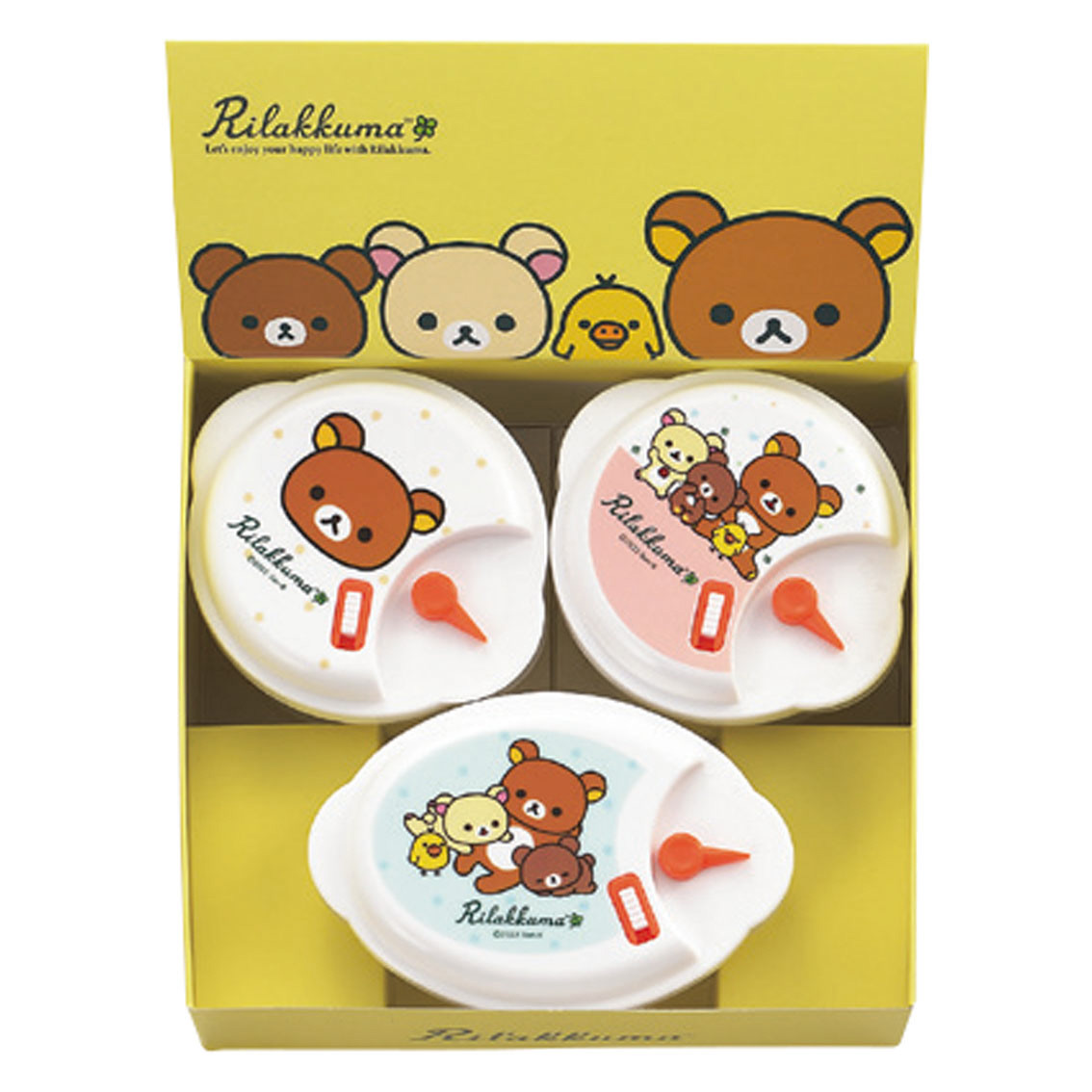 [調理用品] リラックマ 電子レンジ容器3pc