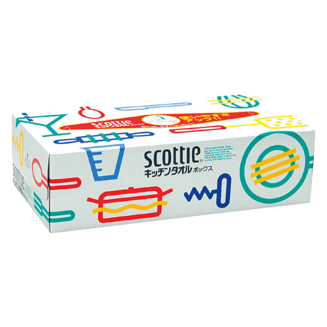 [粗品（キッチン）] スコッティキッチンタオルボックス75組