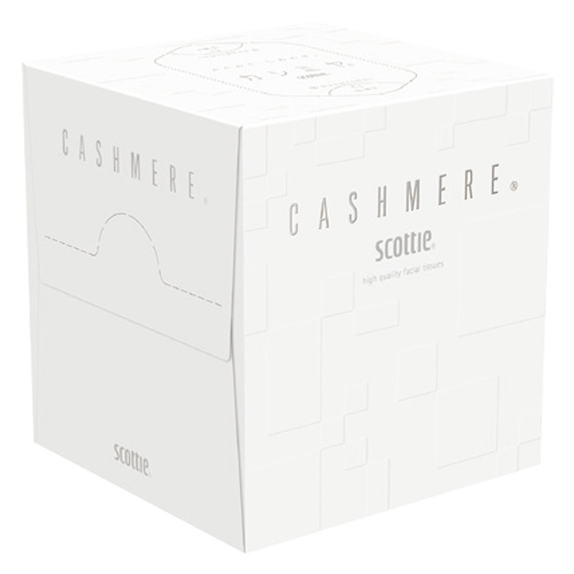 [粗品（ティッシュ）] スコッティ カシミヤキューブ80W