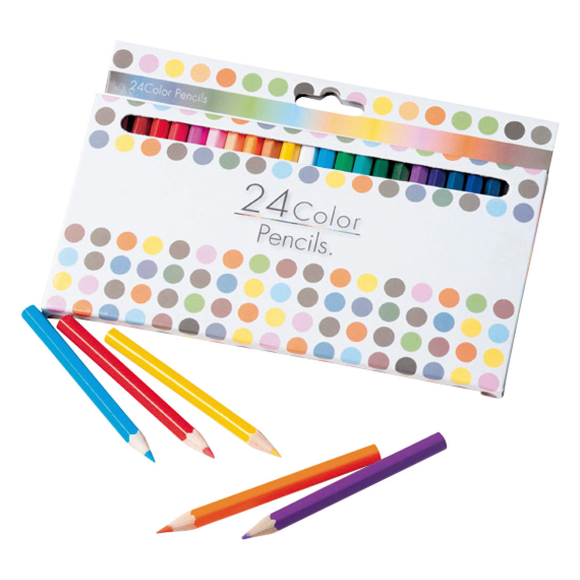 [お子様文具]24色カラーペンシル