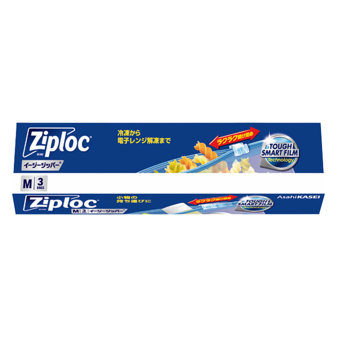 [粗品（保存容器）] 旭化成 ジップロックイージージッパー 中3枚入