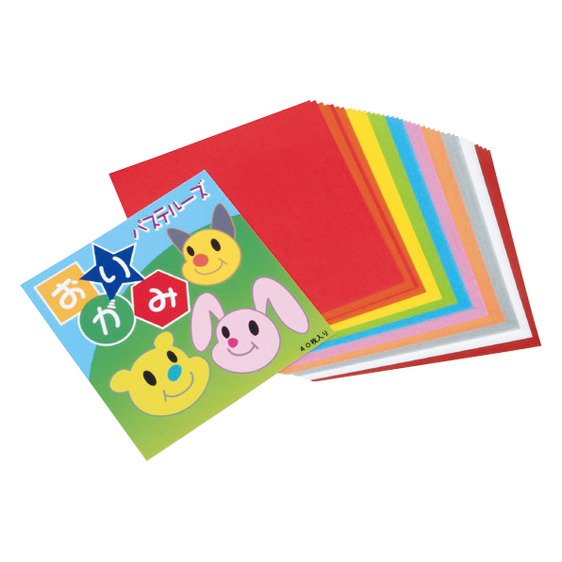 パステルおりがみ40枚