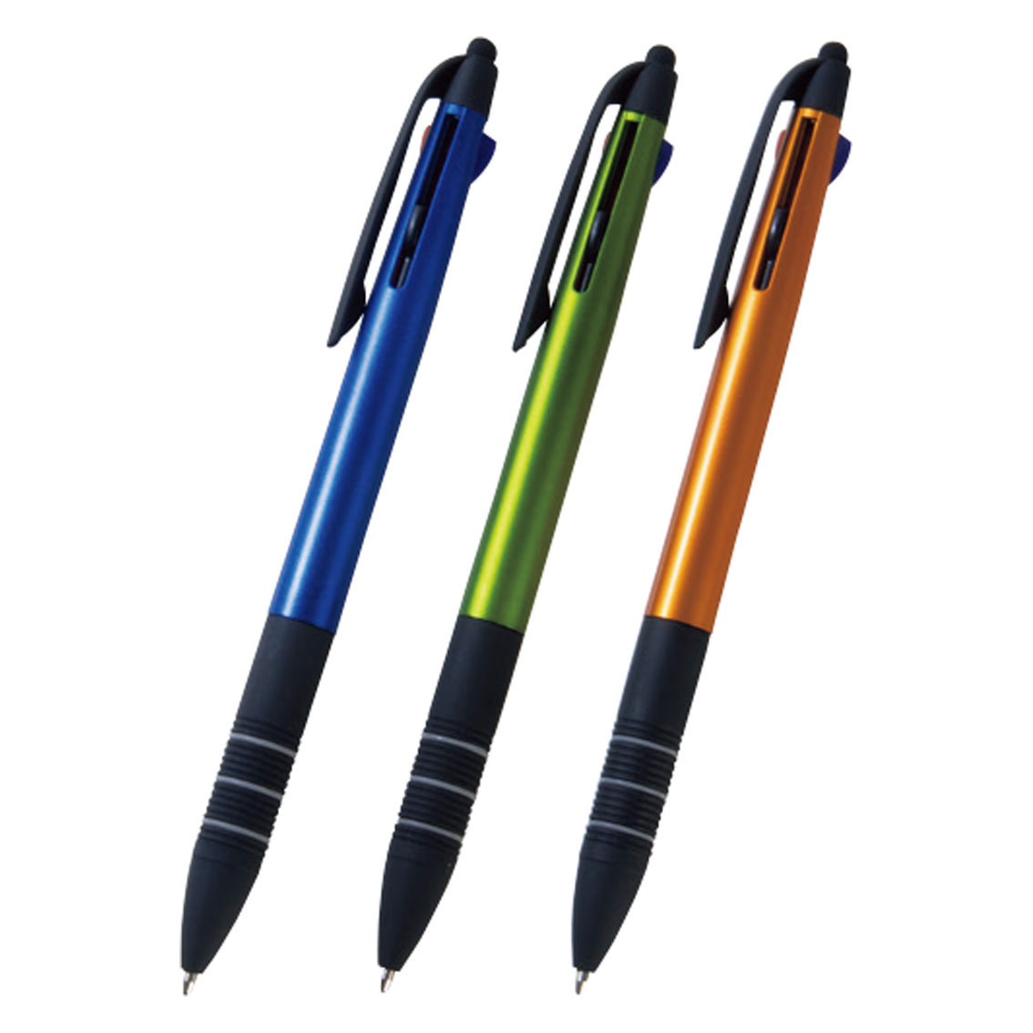 タッチペン付3色ボールペン
