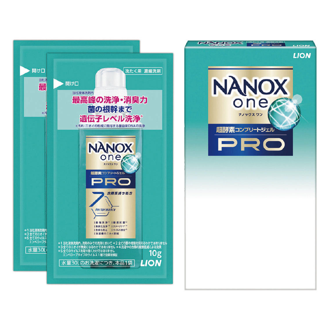 [洗剤ギフト] ライオン NANOX one PRO （10ｇ×2袋）