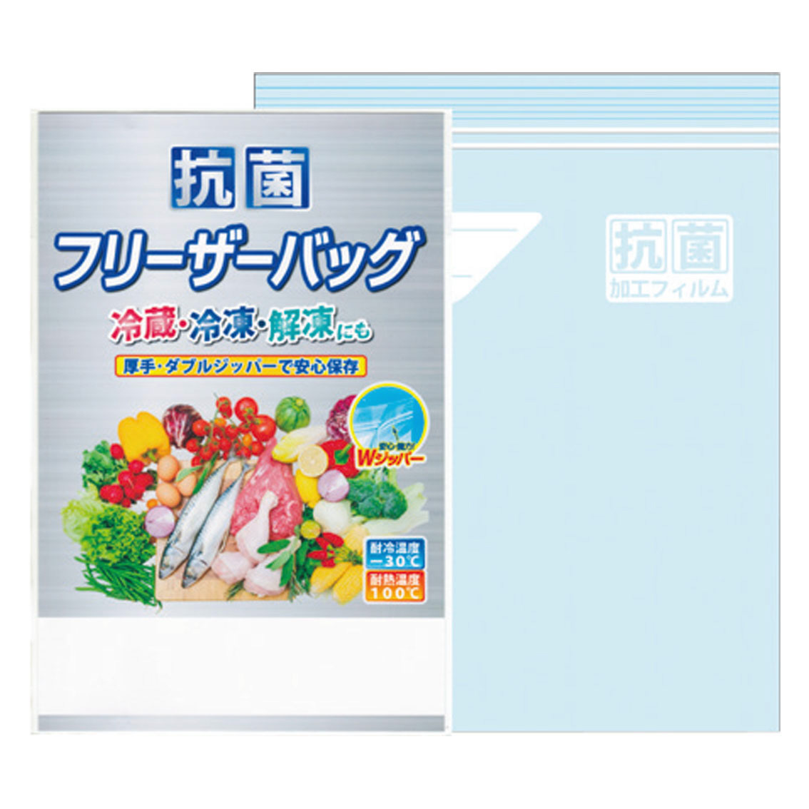 [粗品（キッチン）] 抗菌フリーザーバッグ3枚入