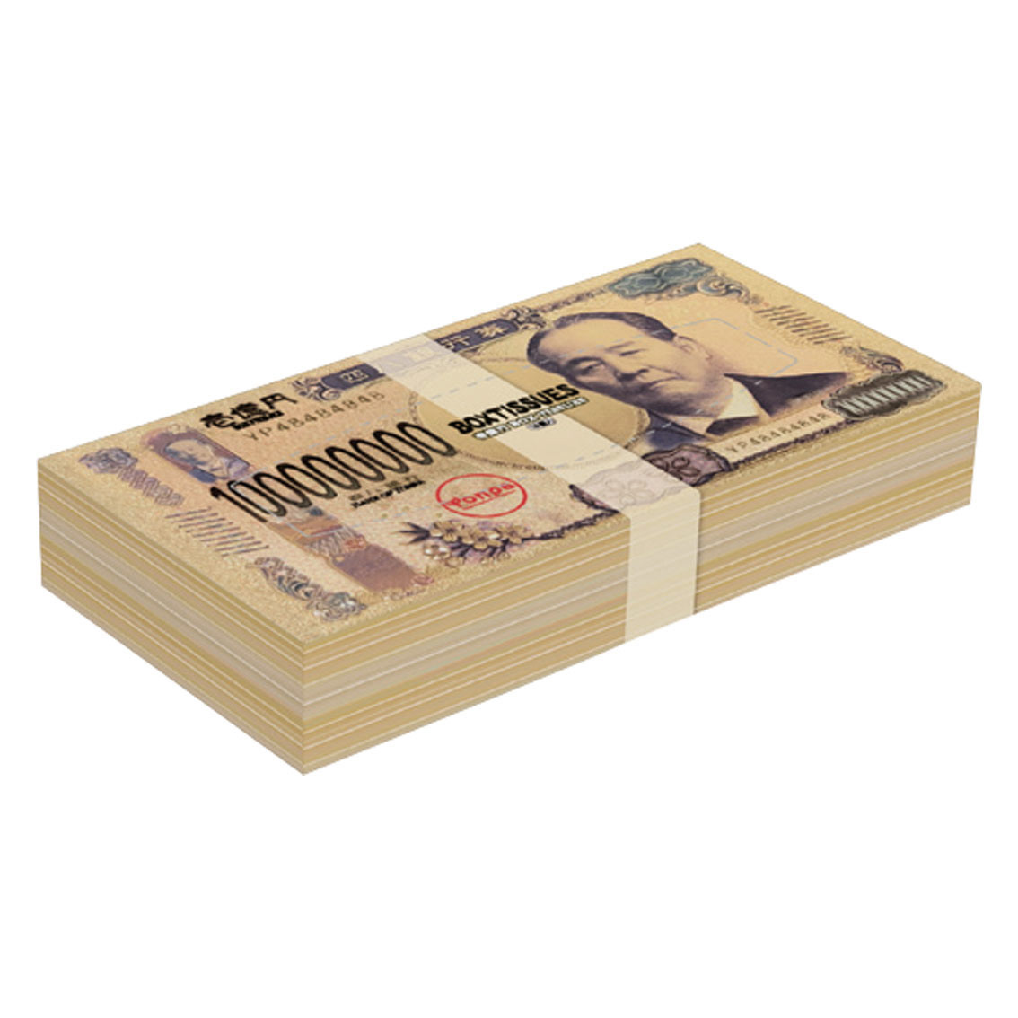 ミニミニ新壱億円BOXティッシュ10W