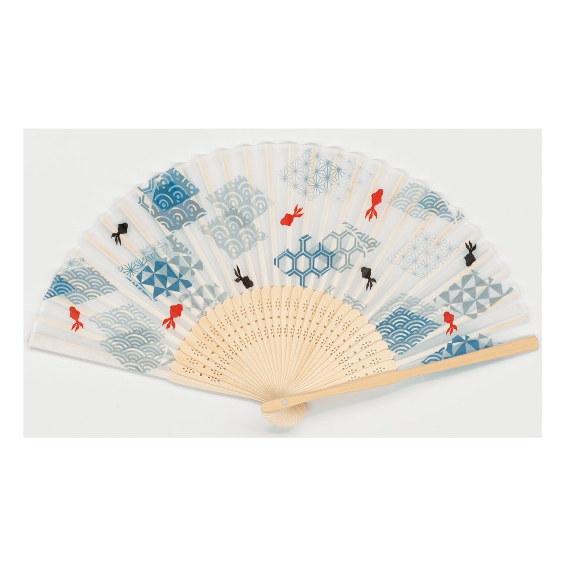 涼風布貼扇子