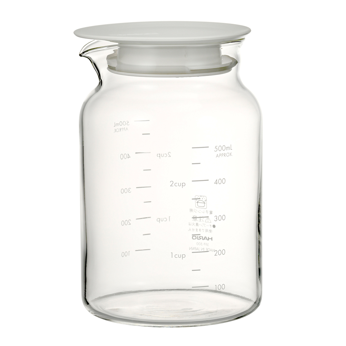 SLOWRA 耐熱ガラス  フルーツポット  500ml