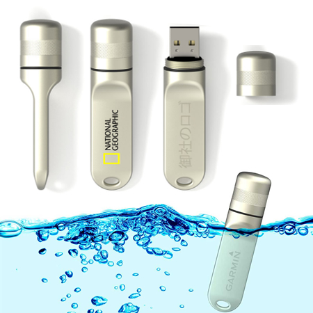 ＜名入れ代不要 印刷0円＞ ノックスUSBメモリ 100m防水